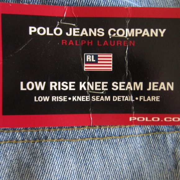 New Vintage Ralph Lauren Polo Low Rise Jeans Sz 10 - Picture 5 of 7
